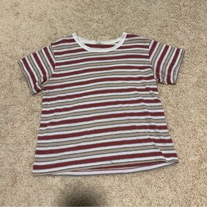 John Galt women’s xs-s striped cropped top